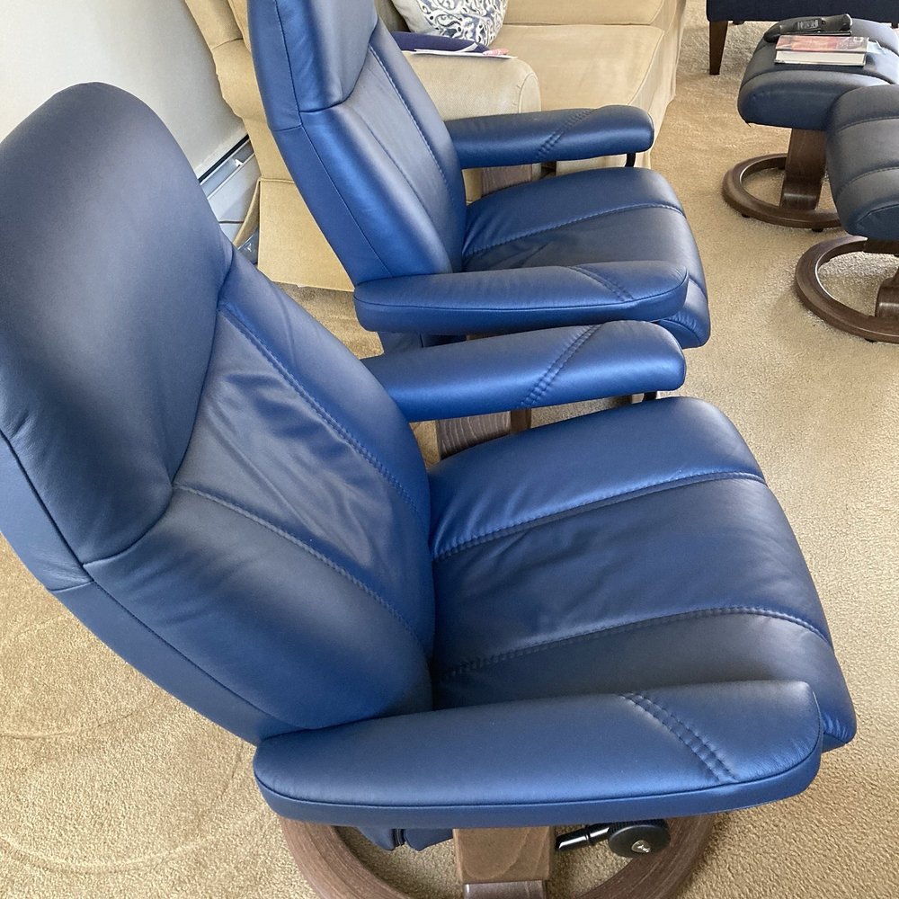 Circle Furniture - Color difference and wear. - Furniture Stores Near Me - Acton, Massachusetts