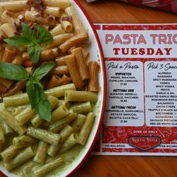Rustic Pizza & Pasteria - Pasta Trio Tuesday Weekly Special