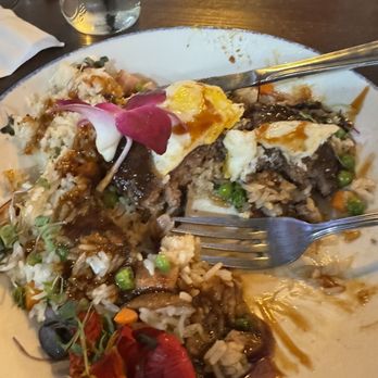 Kitchen 15 - Loco moco over cooked burger - Breakfast & Brunch Near Me - Sacramento, California