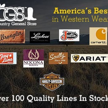 Country General Store - Some of Country General Store's Brands In Stock - Leather Goods Near Me - Van Nuys, California Country General Store - Some of Country General Store's Brands In Stock - Leather Goods Near Me - Van Nuys, California