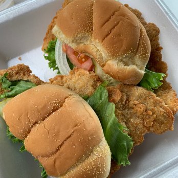 T C's Restaurant & Tavern - Breaded Tenderloin Sandwich. About $9. This is ONE sandwich. It is huge, moist, crispy. - Pubs Near Me - Battle Ground, Indiana