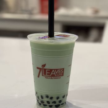 7 Leaves Cafe - Mung Bean Milk Tea - Bubble Tea Near Me - Cupertino, California