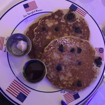 American Hotel - Blueberry pancakes with fresh maple syrup. - American Near Me - Sharon Springs, New York