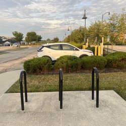 COTA: New Albany Park and Ride - Park parking available and a huge parking lot with 4 charging stations