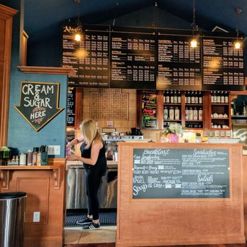 Adagio Bean & Leaf - Counter and menu - Coffee & Tea Near Me - Sequim, Washington