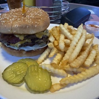 Mr Smith's - Doubled bacon cheeseburger - New American Near Me - Medford, Oregon Mr Smith's - Doubled bacon cheeseburger - New American Near Me - Medford, Oregon