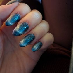 Forever Nails - These are the Unicorn Cats Eye in blue - just LOVE them!!!