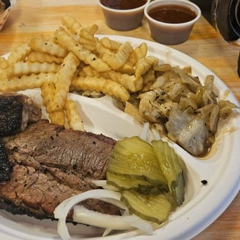 Yellow Rose BBQ - Brisket( moist) fries,fried cabbage. - Barbeque Near Me - Jacksonville, Florida Yellow Rose BBQ - Brisket( moist) fries,fried cabbage. - Barbeque Near Me - Jacksonville, Florida