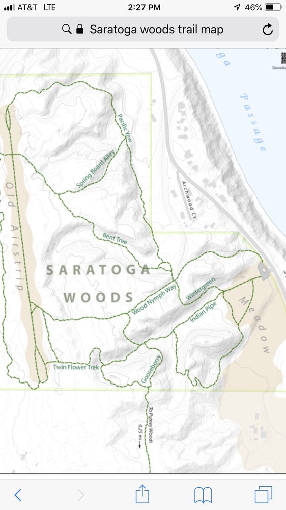 Saratoga Woods Trail Logo