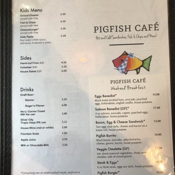 Pigfish Cafe - Menu - Sandwiches Near Me - Burien, Washington Pigfish Cafe - Menu - Sandwiches Near Me - Burien, Washington