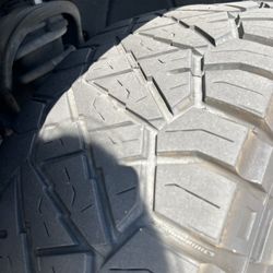 Canyon Lake Auto Tire Pros - 5,000 miles on these tires and due to a poor alignment they are wearing unevenly.