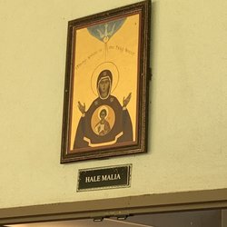 Benedictine Monastery - The Angelus is prayed at 12 noon in front of this icon made in France