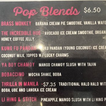 POP Boba - Menu - Bubble Tea Near Me - Tracy, California POP Boba - Menu - Bubble Tea Near Me - Tracy, California