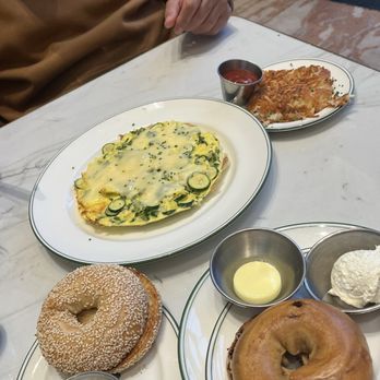 Sadelle's - Breakfast of veggie omelette and toasted bagels - Breakfast & Brunch Near Me - Las Vegas, Nevada Sadelle's - Breakfast of veggie omelette and toasted bagels - Breakfast & Brunch Near Me - Las Vegas, Nevada