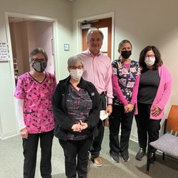 Arena Eye Surgeons - Our technicians and Dr. Pappa.