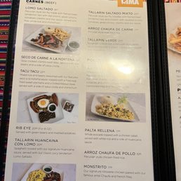 Menu page 2 Menu page 2