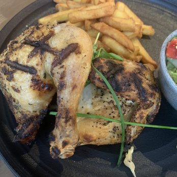 De Vere Alexandra House - Chicken & chips main with a dressed salad - Hotels Near Me - Swindon, SWD
