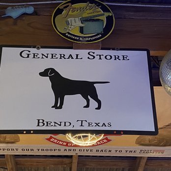 Bend General Store - Store sign - Burgers Near Me - Bend, Texas