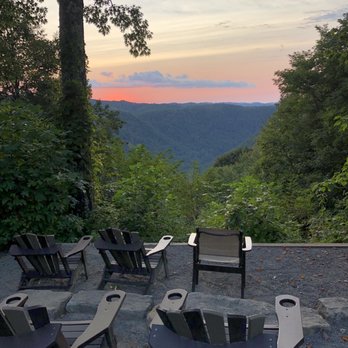 Adventures on the Gorge - Sunset of the gorge from one of the viewing areas on the resort complex at Adventures on the gorge. - Rafting/Kayaking Near Me - Lansing, West Virginia