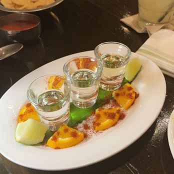 Hugo's Invitados - Tequila Flight - Seafood Near Me - Irving, Texas
