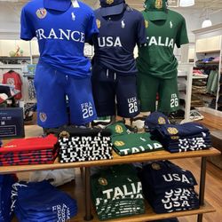 Polo Ralph Lauren Factory Store - 2026 World Cup gear at the Polo Outlet in Foley, Alabama.