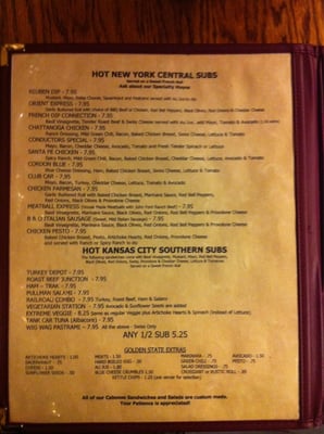 Menu photo 7 Loose Caboose Cafe Willits, CA
