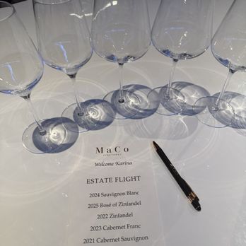 MaCo Vineyards - Loved the personalization! - Wine Tasting Room Near Me - Napa, California MaCo Vineyards - Loved the personalization! - Wine Tasting Room Near Me - Napa, California