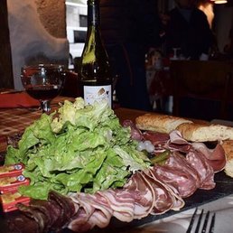 Plate of fresh deli meat Plate of fresh deli meat