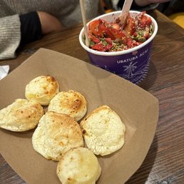 Cheese rolls and the Christmas Bowl Cheese rolls and the Christmas Bowl