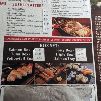 Sashimi Express II - Menu - Sushi Bars Near Me - New York, New York Sashimi Express II - Menu - Sushi Bars Near Me - New York, New York
