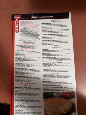Menu photo 6 Regina Pizzeria Boston, MA Menu photo 6 Regina Pizzeria Boston, MA
