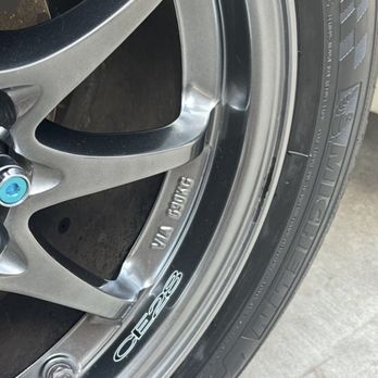 Onsite Wheels - Damage before - Wheel & Rim Repair Near Me - Westminster, California