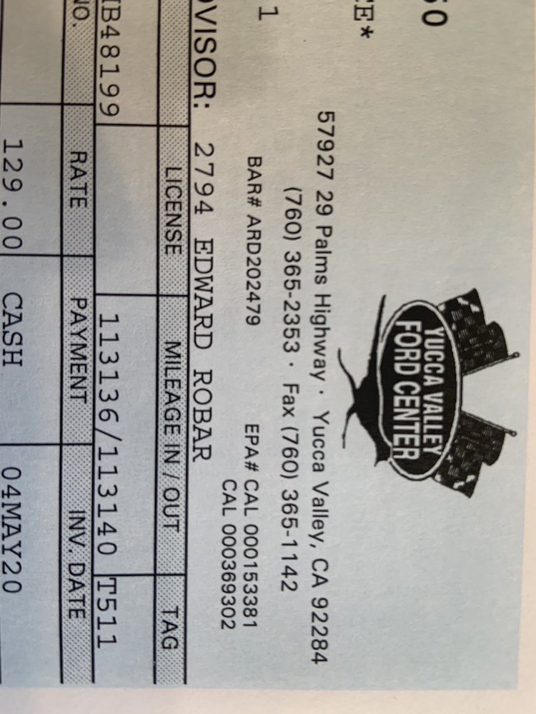 YUCCA VALLEY FORD CENTER 15 Photos & 53 Reviews 57927 29 Palms Hwy, Yucca Valley, California