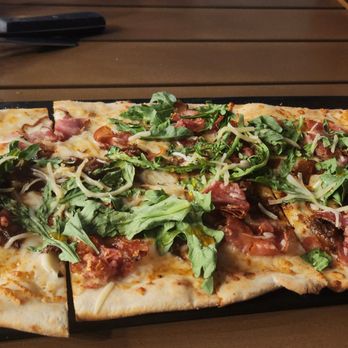 Finney's Crafthouse - Oceanside - Prosciutto & arugula flatbread - New American Near Me - Oceanside, California