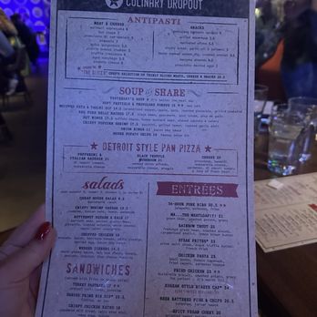 Culinary Dropout - Menu - New American Near Me - Denver, Colorado