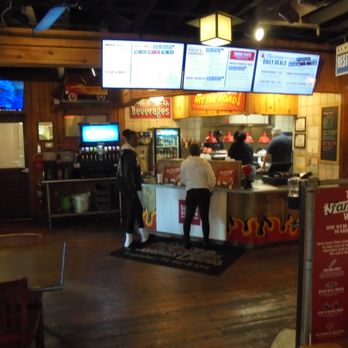 Famous Dave's Bar-B-Que - View looking in from the front entryway. - Barbeque Near Me - Plymouth, Minnesota