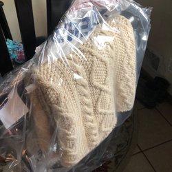 Pride Cleaners - Broadmoor - My heirloom of a sweater- stain has been removed
