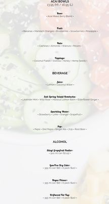 Menu photo 1 Poke Fresh Victoria, BC Menu photo 1 Poke Fresh Victoria, BC