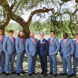 Rex Formal Wear - Me and my groomsmen all together.