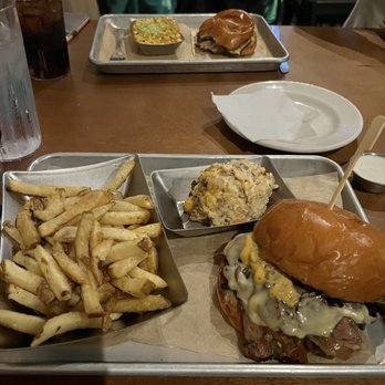 Maple Landing - brisket melt 8.9/10 fries 7.510 chipotle potato salad 6.8/10 - Barbeque Near Me - Dallas, Texas Maple Landing - brisket melt 8.9/10 fries 7.510 chipotle potato salad 6.8/10 - Barbeque Near Me - Dallas, Texas