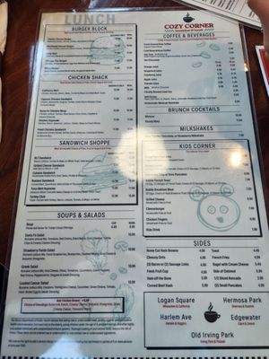 Menu photo 2 Cozy Corner - Logan Square Chicago, IL Menu photo 2 Cozy Corner - Logan Square Chicago, IL