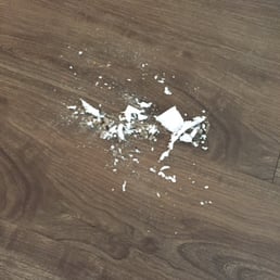 Trash left by delivery men. Trash left by delivery men.