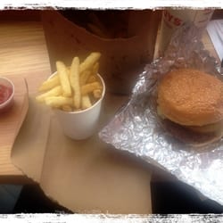 Five Guys - Result! There were lots more fries in the bag