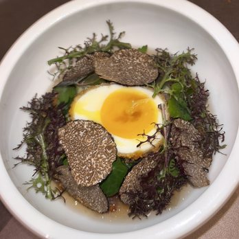 Sepia - Soft boiled egg with truffle - New American Near Me - Chicago, Illinois Sepia - Soft boiled egg with truffle - New American Near Me - Chicago, Illinois