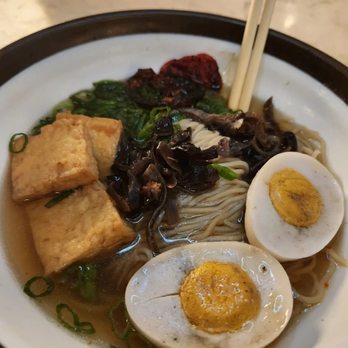 DOMU - Vegan shio ramen that I added the Vegan Wundereggs brand hardboiled egg to. - Ramen Near Me - Jacksonville, Florida DOMU - Vegan shio ramen that I added the Vegan Wundereggs brand hardboiled egg to. - Ramen Near Me - Jacksonville, Florida