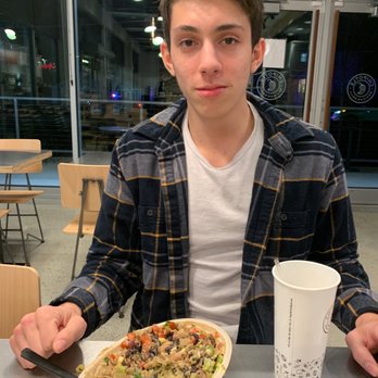 Chipotle Mexican Grill - Joey with bowl - Fast Food Near Me - Mamaroneck, New York
