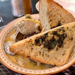Newbergundian Bistro - Steamer clams were excellent