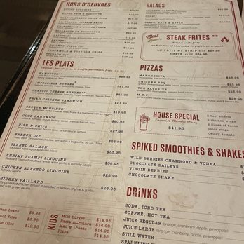 Favorite Bistro - Menu - French Near Me - Las Vegas, Nevada Favorite Bistro - Menu - French Near Me - Las Vegas, Nevada