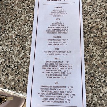 Grana - Menu - Italian Near Me - Atlanta, Georgia