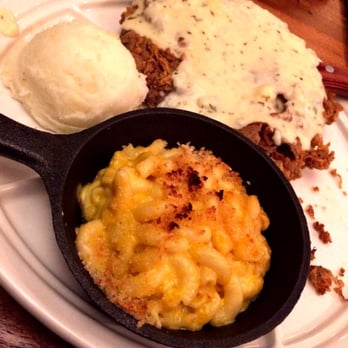 Ted's Bulletin Reston - Buttermilk Country Fried Steak w/ Mashed Potatoes and Mac and Three cheese - Breakfast & Brunch Near Me - Reston, Virginia